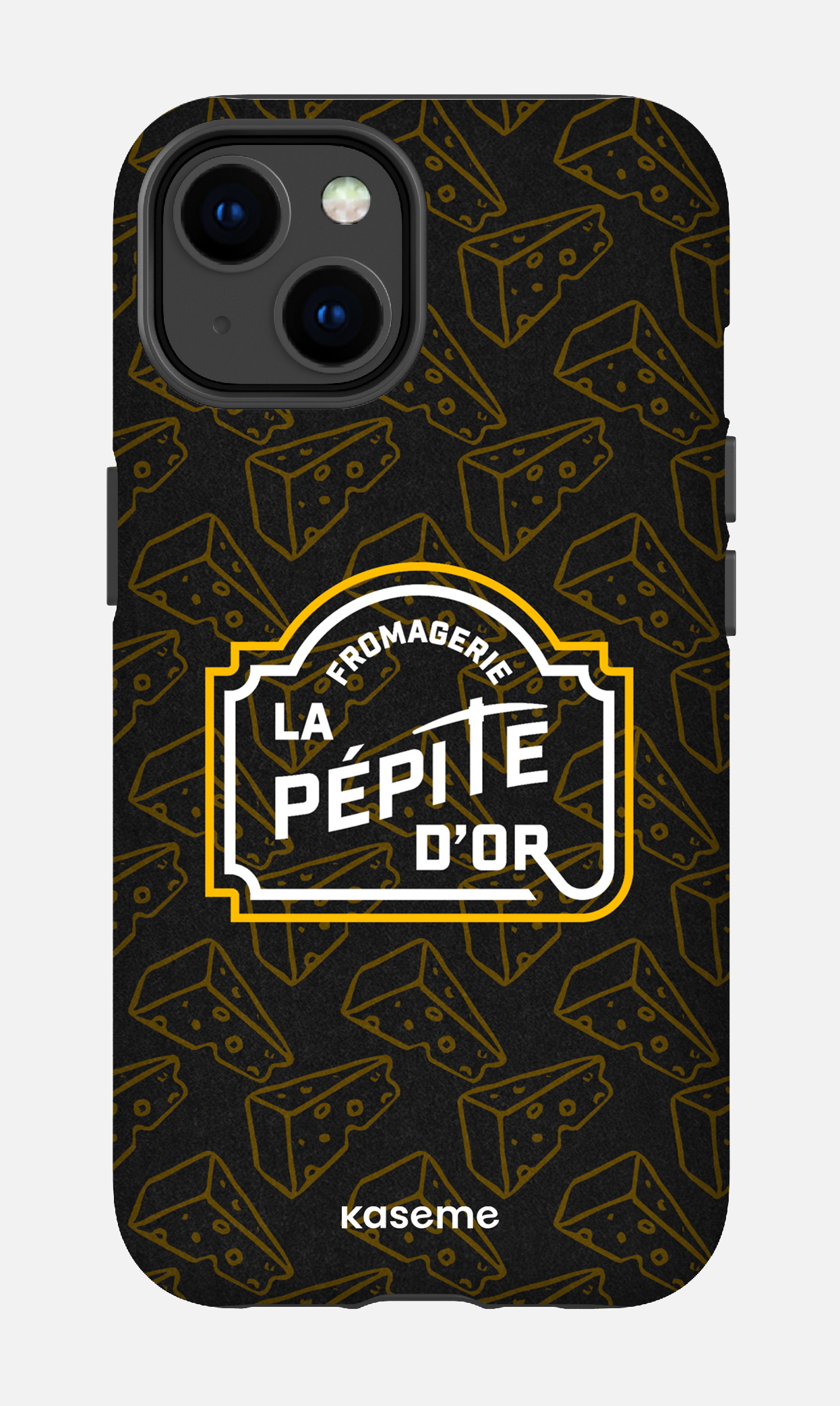 iPhone 14 Tough Matte Pépite x Fromages Noir -