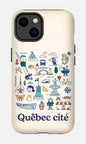 iPhone 14 Tough Matte Québec illustré -