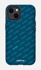 iPhone 14 Tough Matte SREPE Pattern Bleu x Turquoise -