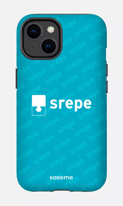 iPhone 14 Tough Matte SREPE Pattern Turquoise -