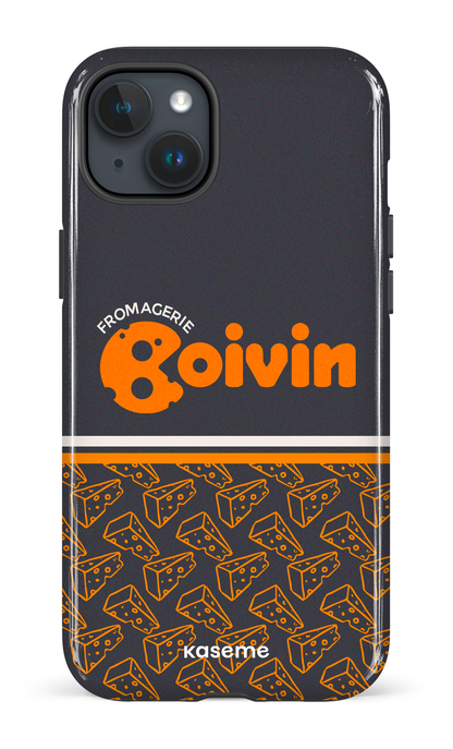 iPhone 15 Plus Tough Boivin Gris x Fromages -