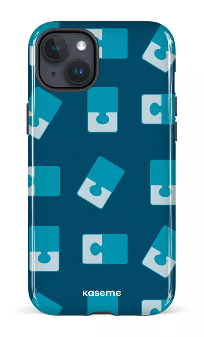 iPhone 15 Plus Tough Casse-tête Bleu -
