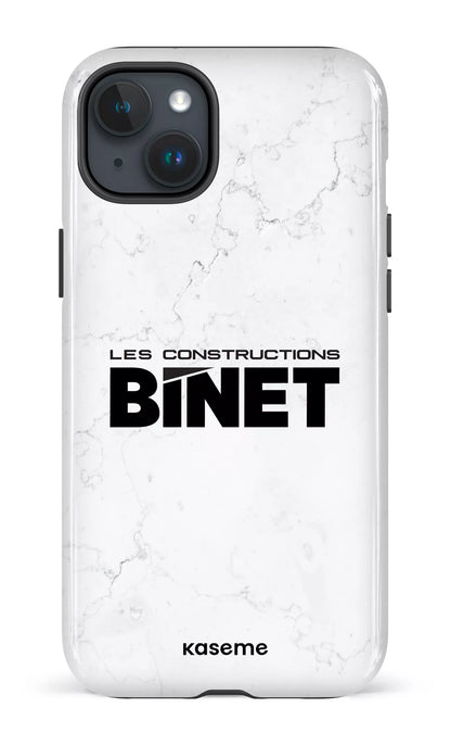 iPhone 15 Plus Tough Constructions Binet Marbre -