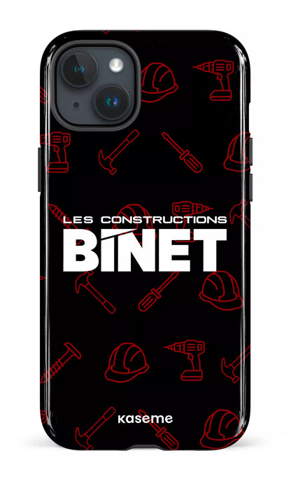 iPhone 15 Plus Tough Constructions Binet Noir -
