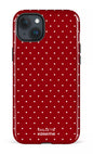 iPhone 15 Plus Tough Ditsy Rouge x Mallette -