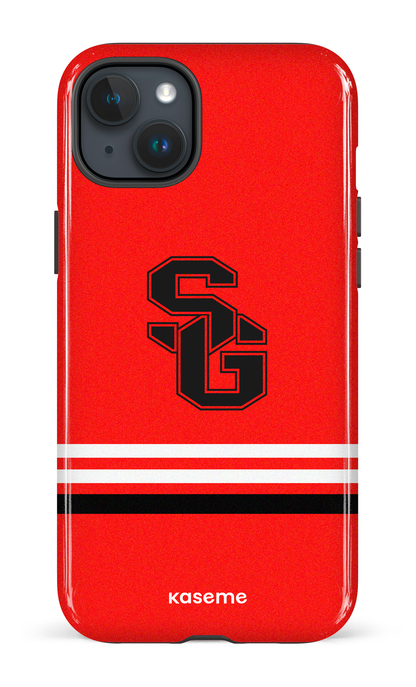 iPhone 15 Plus Tough Dragons PSG Rouge -