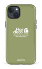 iPhone 15 Plus Tough Flordeco logo Sauge -