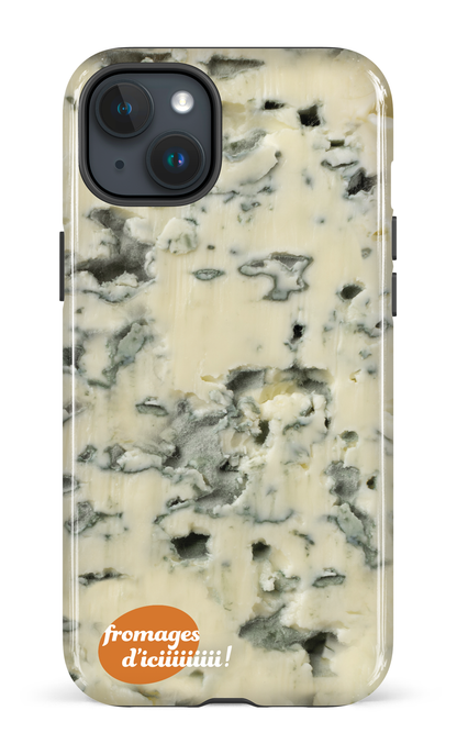 iPhone 15 Plus Tough Fromage Bleu Logo -