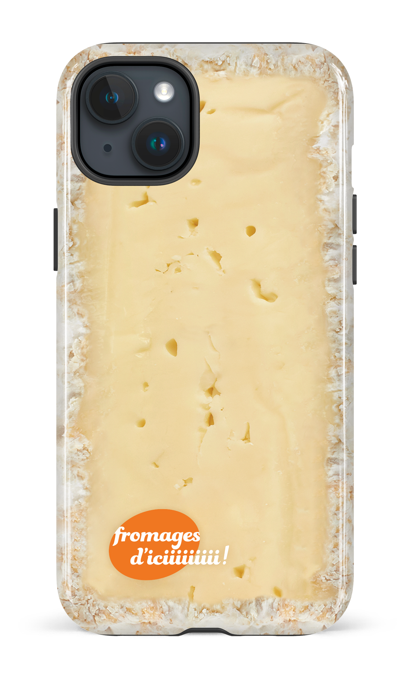 iPhone 15 Plus Tough Fromage Brie Logo -