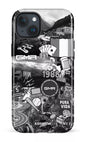 iPhone 15 Plus Tough GMR Collage Noir et Blanc -