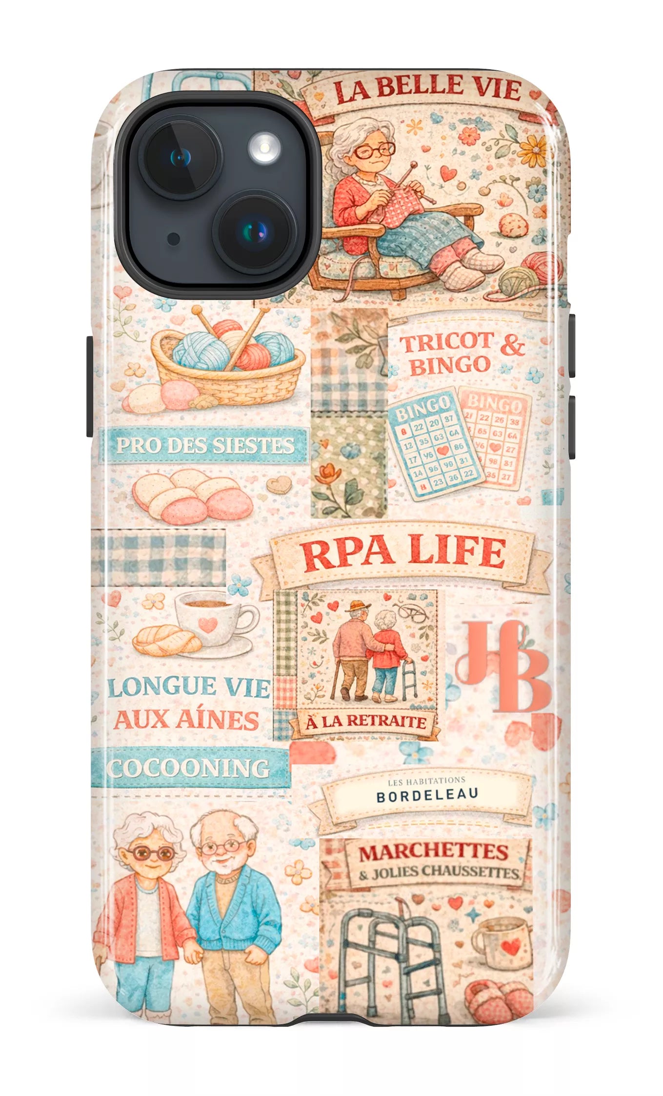 iPhone 15 Plus Tough HB Courtepointe -