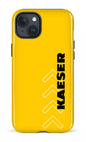 iPhone 15 Plus Tough Kaeser Flèches Jaune -