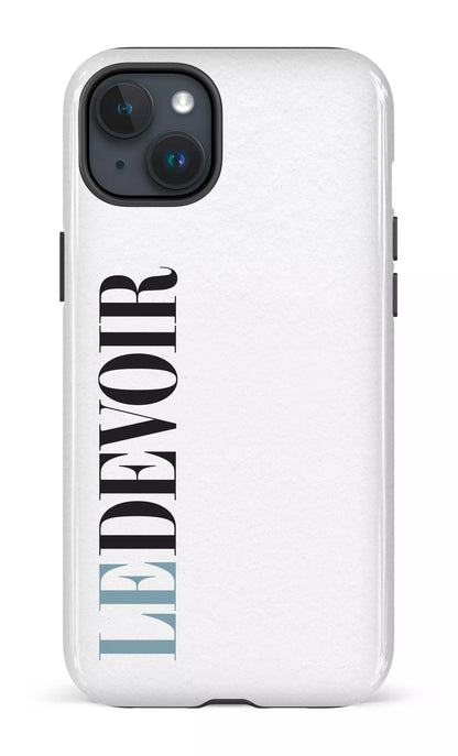 iPhone 15 Plus Tough Le Devoir Blanc -
