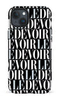 iPhone 15 Plus Tough Le Devoir — Gros logos -
