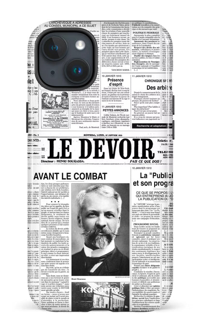 iPhone 15 Plus Tough Le Devoir — Premier édito -