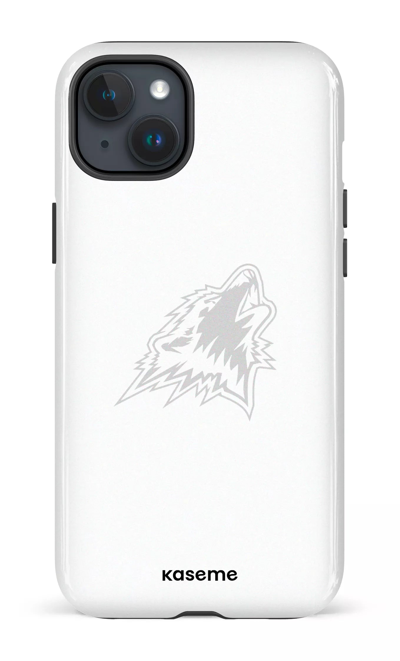 iPhone 15 Plus Tough Les Huskies Blanc -