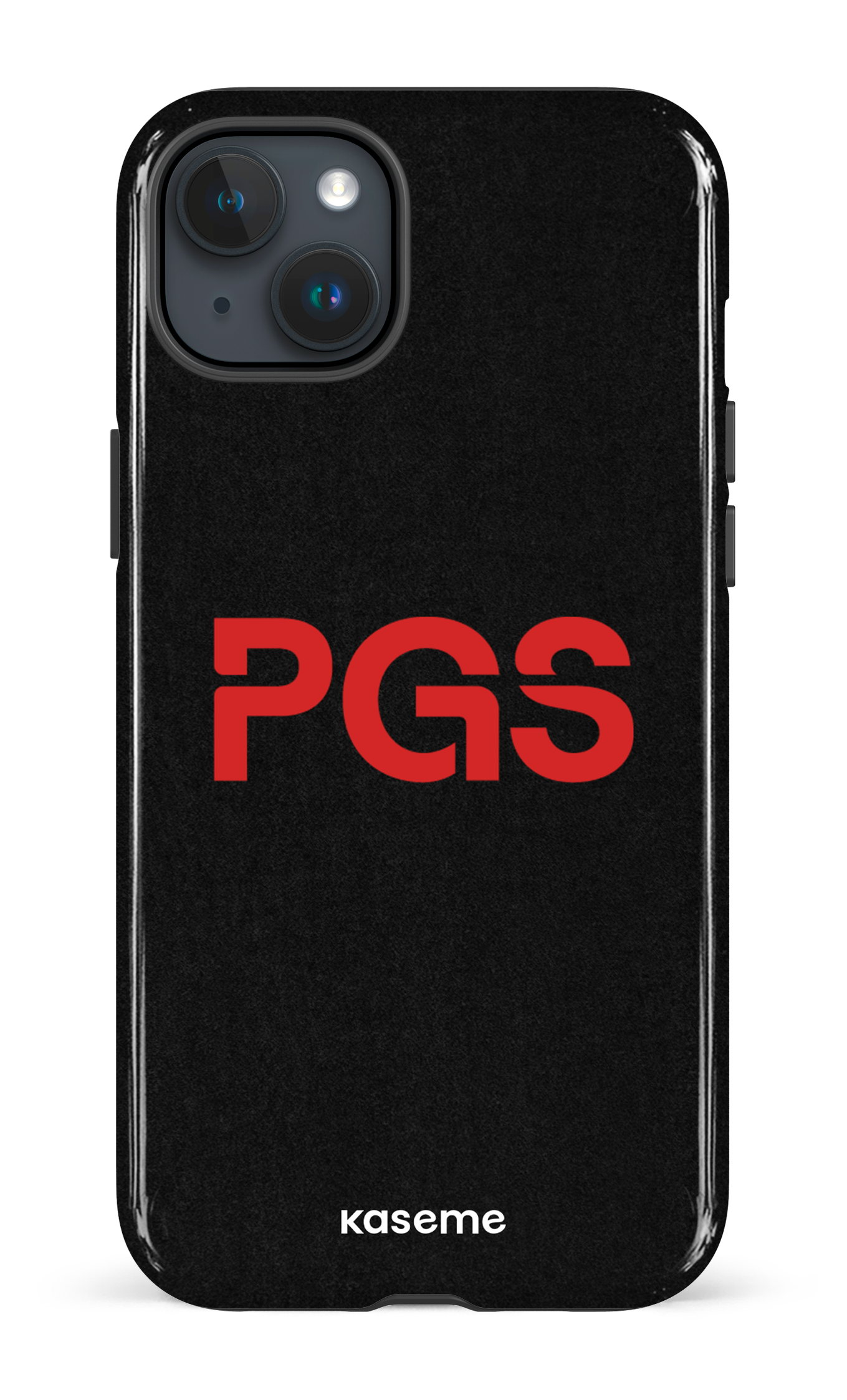 iPhone 15 Plus Tough PGS Noir&Rouge -