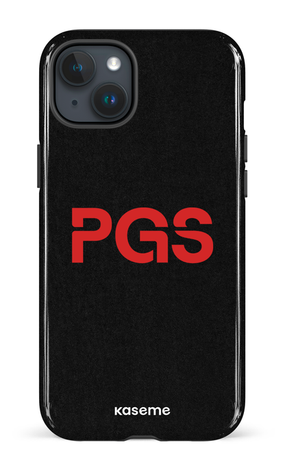 iPhone 15 Plus Tough PGS Noir&Rouge -