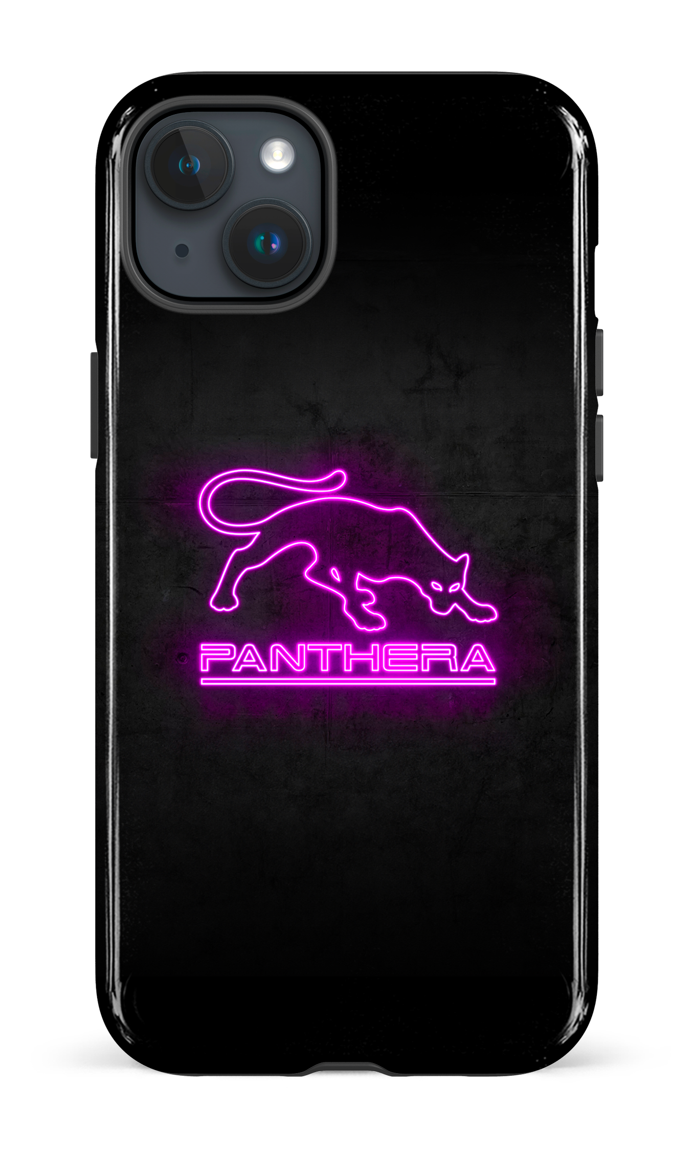 iPhone 15 Plus Tough Panthera Logo Neon -
