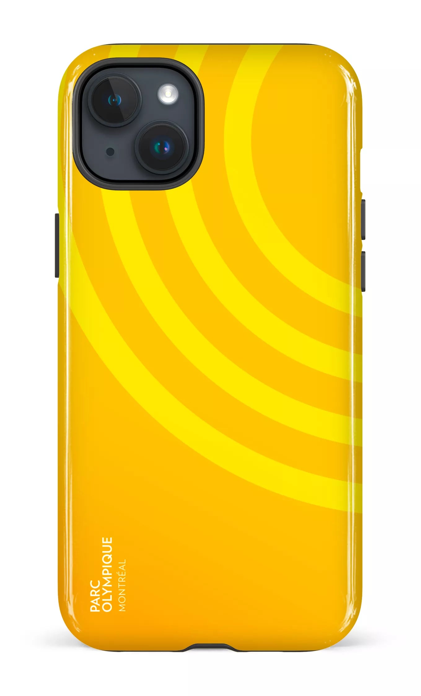 iPhone 15 Plus Tough Parc Olympique - Logo Jaune -
