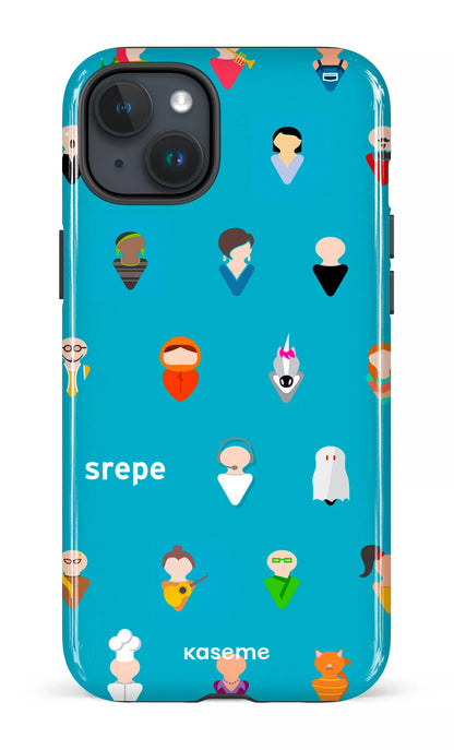 iPhone 15 Plus Tough Personnages Turquoise -