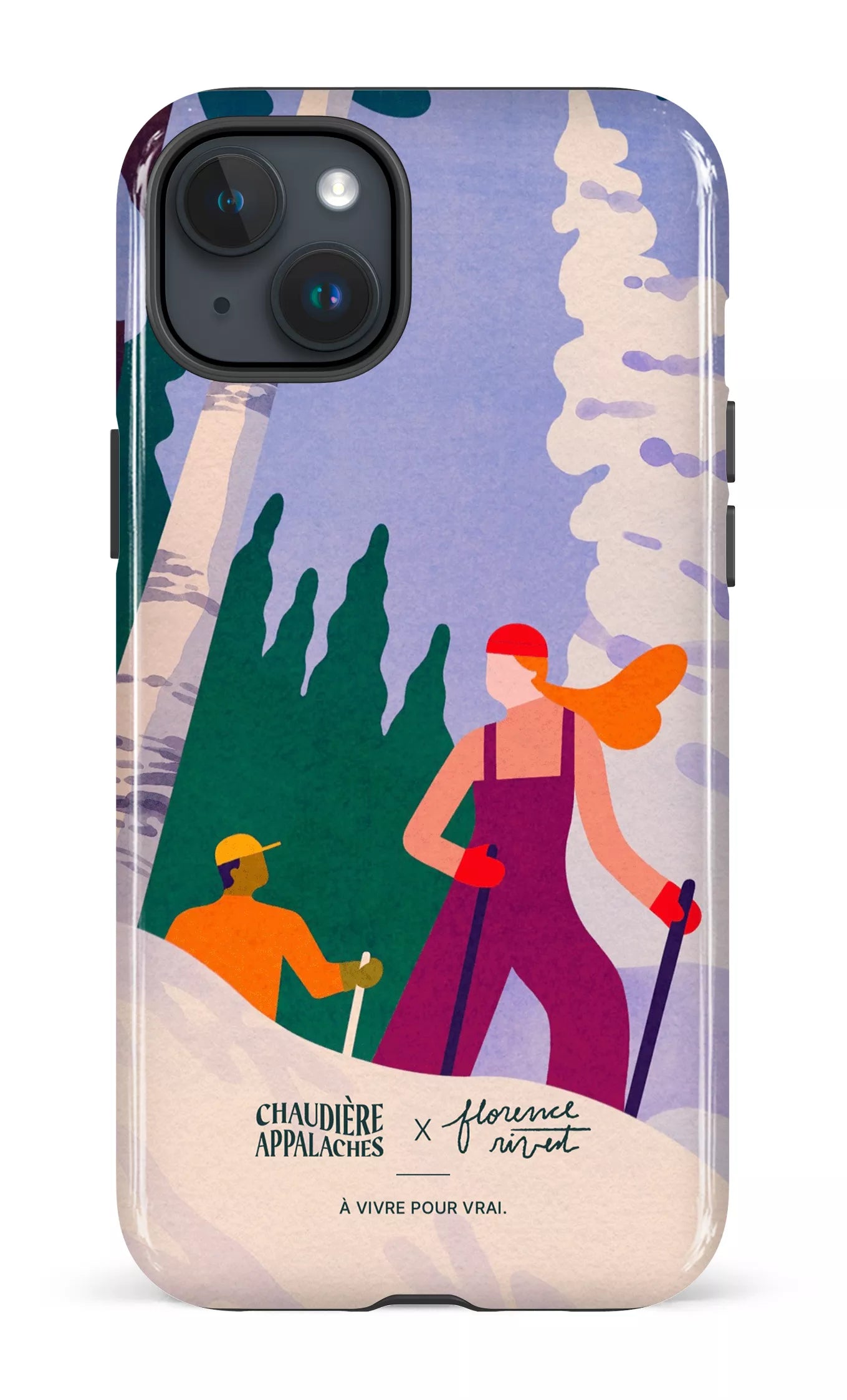 iPhone 15 Plus Tough Randonnée hivernale par TCA -