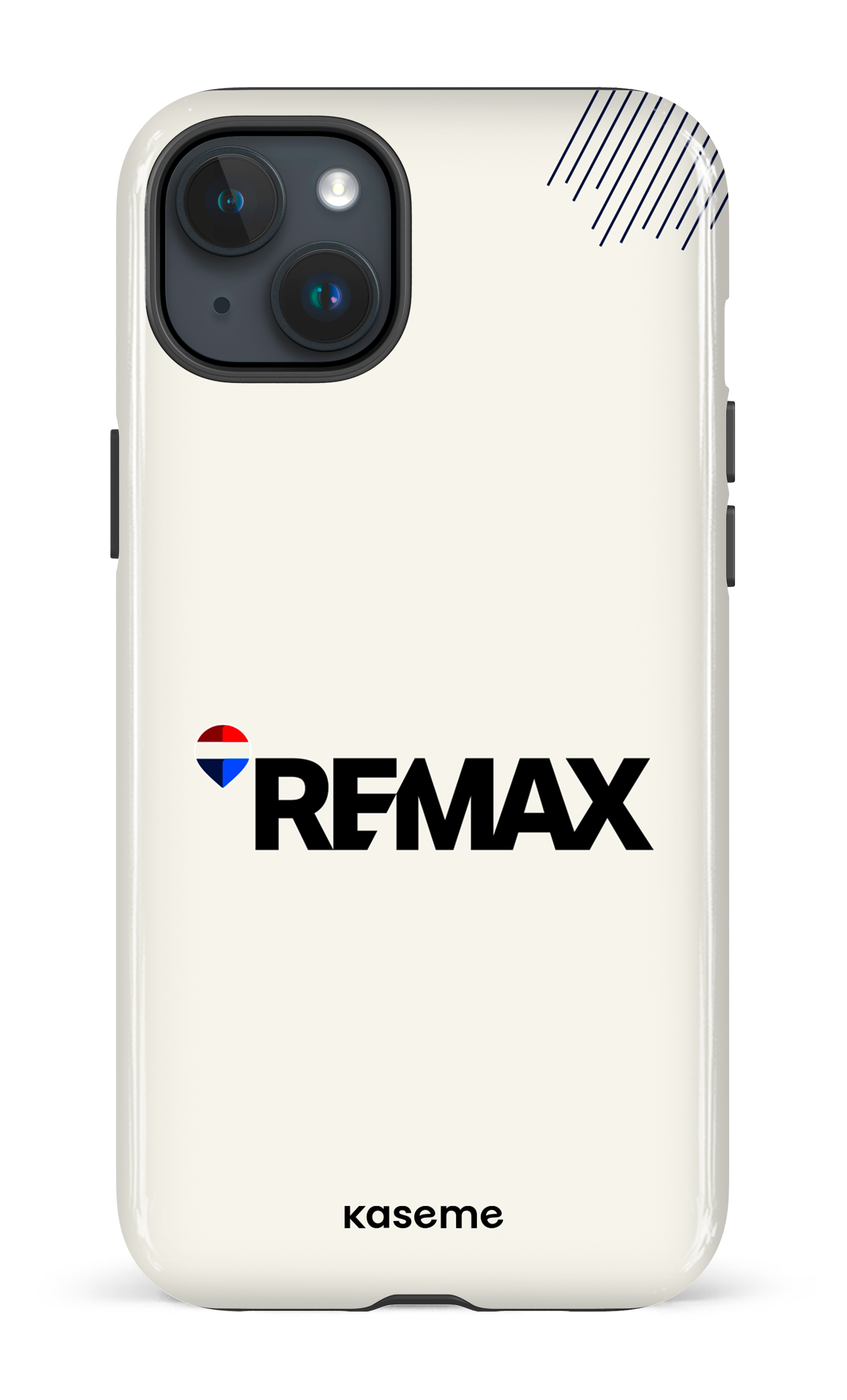 iPhone 15 Plus Tough Remax Crème -