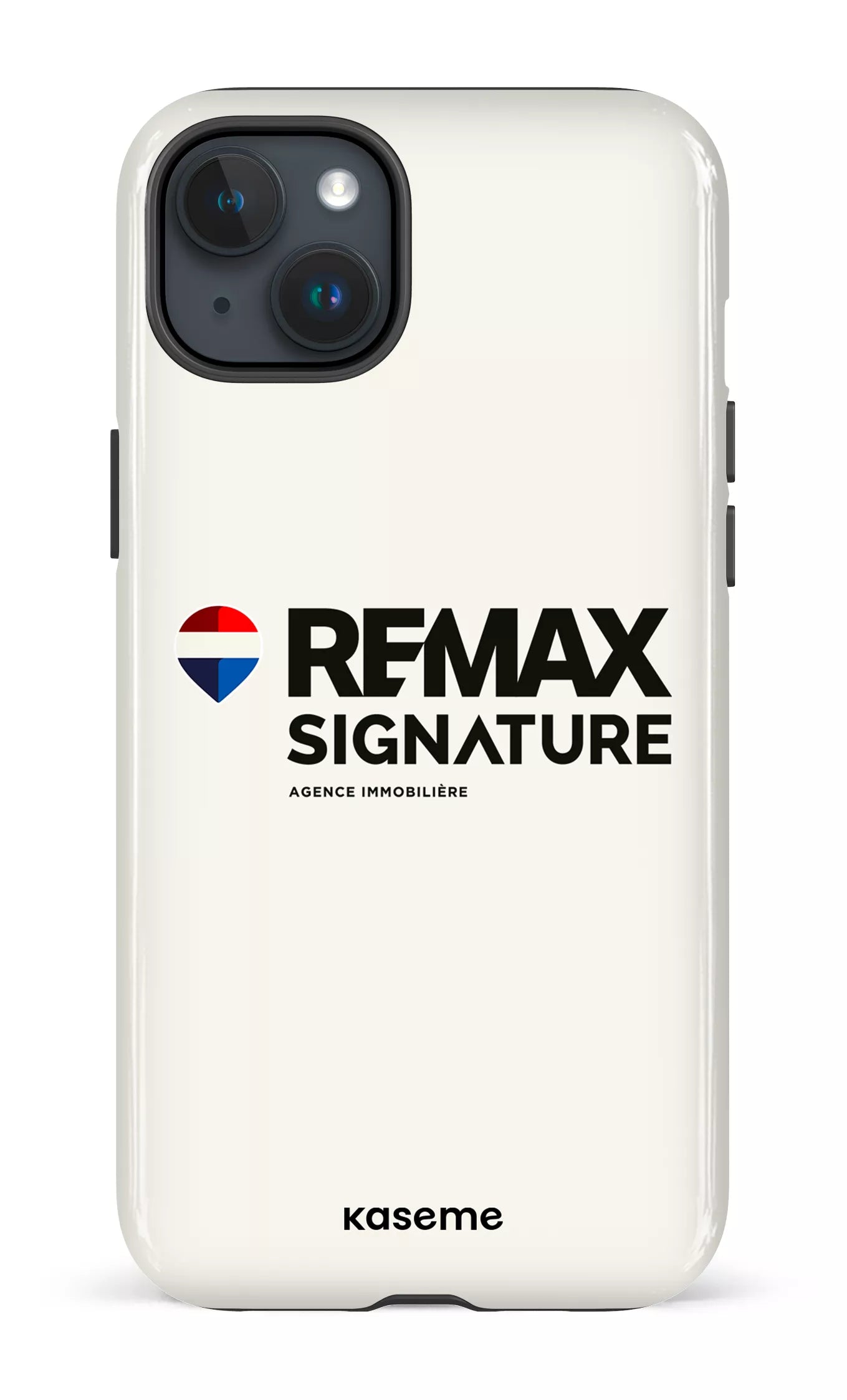 iPhone 15 Plus Tough Remax Signature Crème -