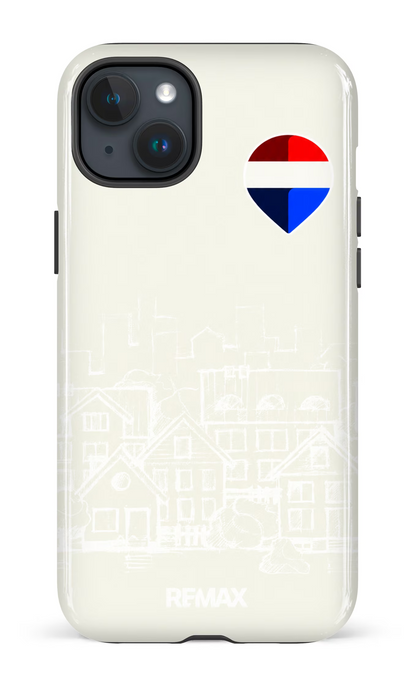 iPhone 15 Plus Tough Remax Sketch Beige -
