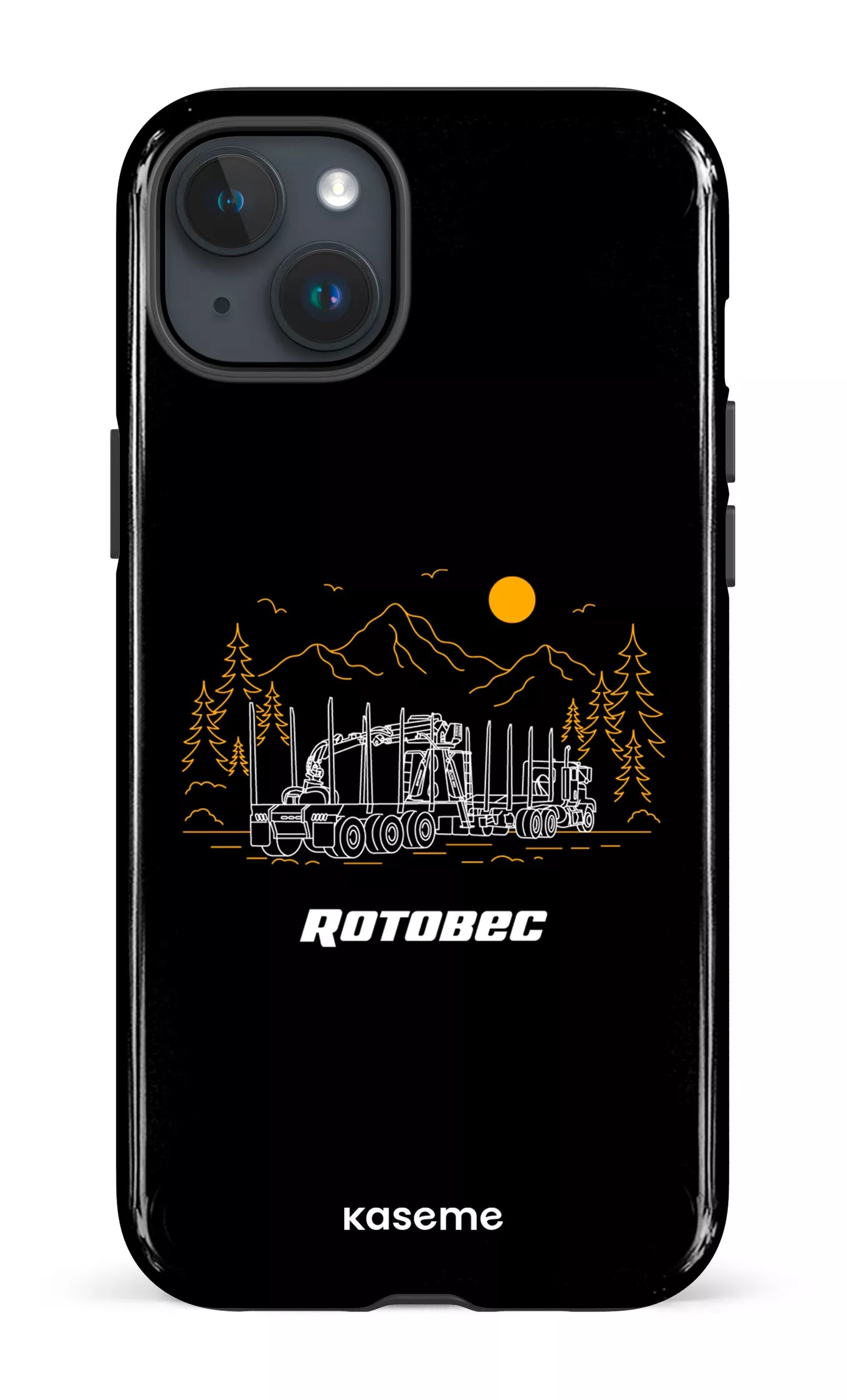 iPhone 15 Plus Tough Rotobec Noir -