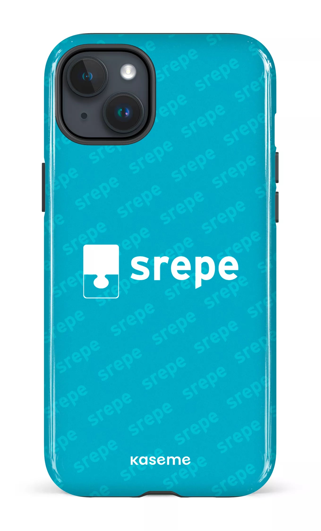 iPhone 15 Plus Tough SREPE Pattern Turquoise -