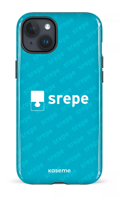 iPhone 15 Plus Tough SREPE Pattern Turquoise -