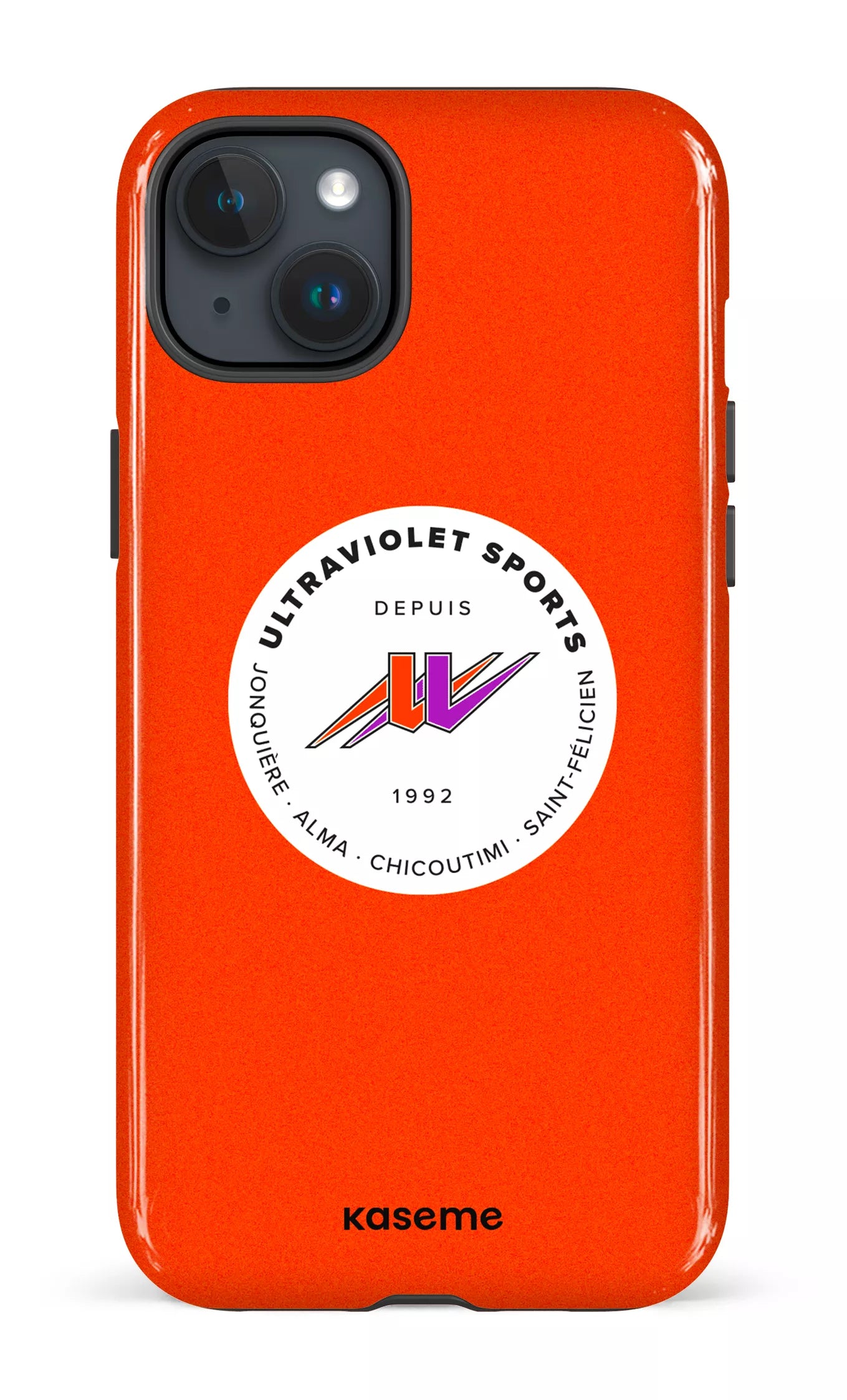 iPhone 15 Plus Tough UltraViolet - Orange -