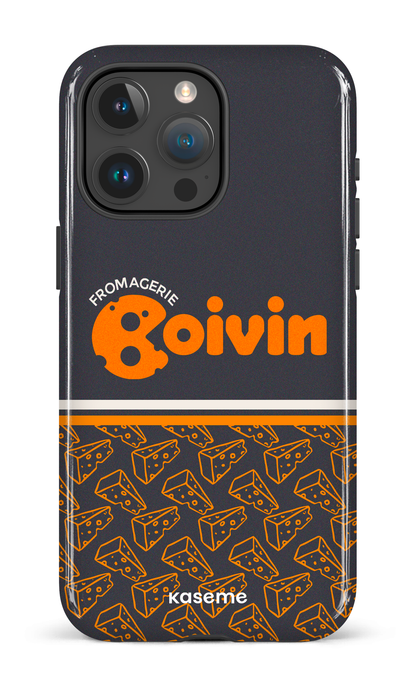 iPhone 15 Pro Max Tough Boivin Gris x Fromages -