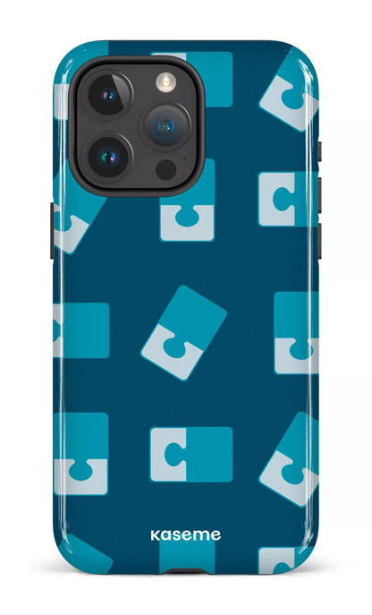 iPhone 15 Pro Max Tough Casse-tête Bleu -