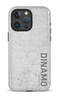 iPhone 15 Pro Max Tough Dinamo Gris x Logo Gris -
