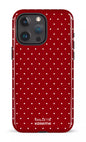 iPhone 15 Pro Max Tough Ditsy Rouge x Mallette -