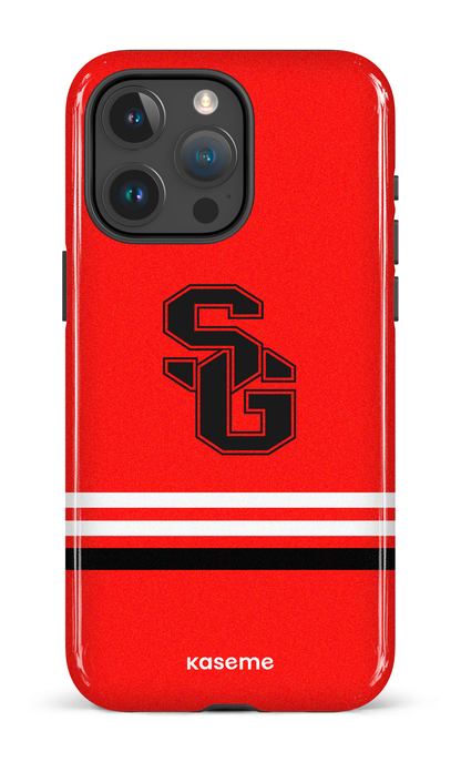 iPhone 15 Pro Max Tough Dragons PSG Rouge -