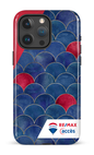 iPhone 15 Pro Max Tough Écailles bicolores -