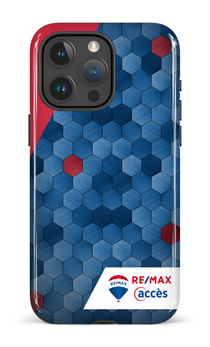 iPhone 15 Pro Max Tough Exagones texturés -