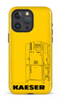 iPhone 15 Pro Max Tough Kaeser - The Golden Blueprint -
