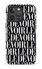 iPhone 15 Pro Max Tough Le Devoir — Gros logos -