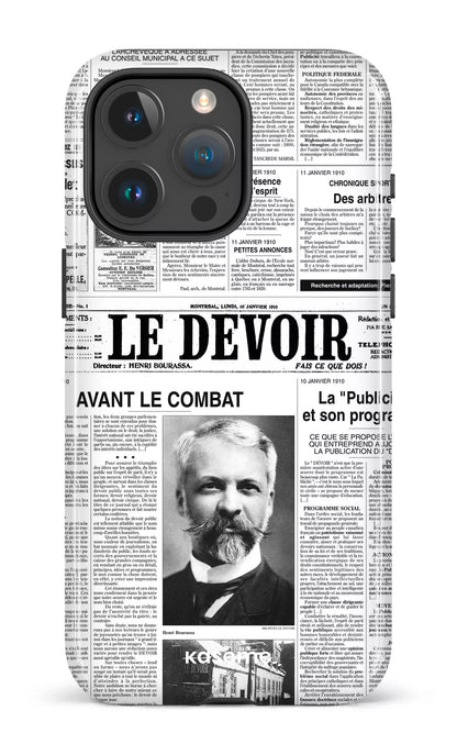 iPhone 15 Pro Max Tough Le Devoir — Premier édito -