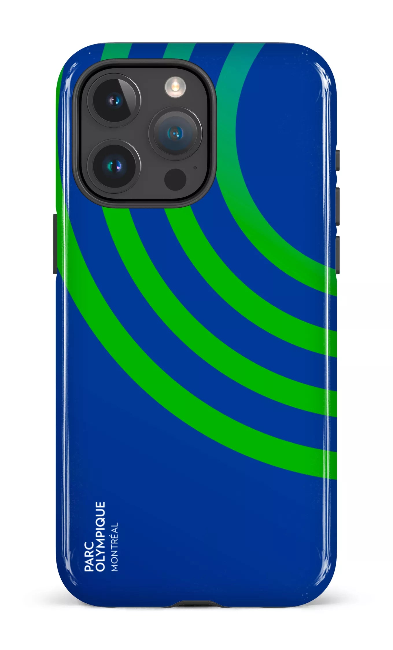 iPhone 15 Pro Max Tough Parc Olympique - Logo Bleu -