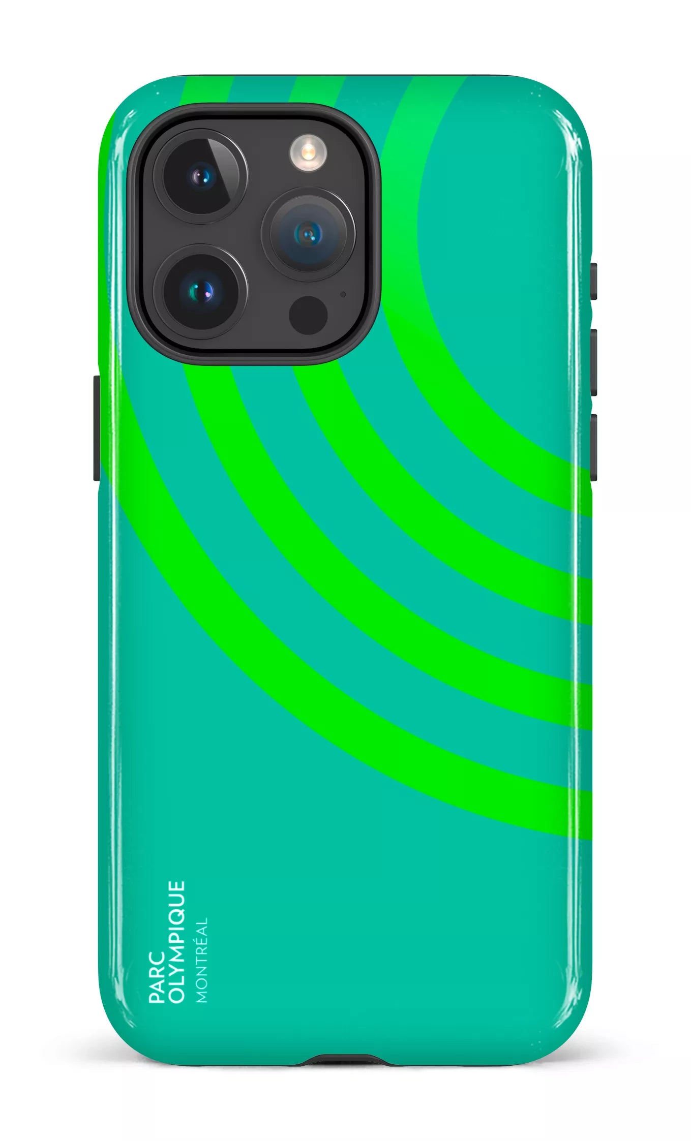 iPhone 15 Pro Max Tough Parc Olympique - Logo Vert -