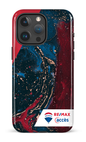 iPhone 15 Pro Max Tough Peinture marbrée sombre -