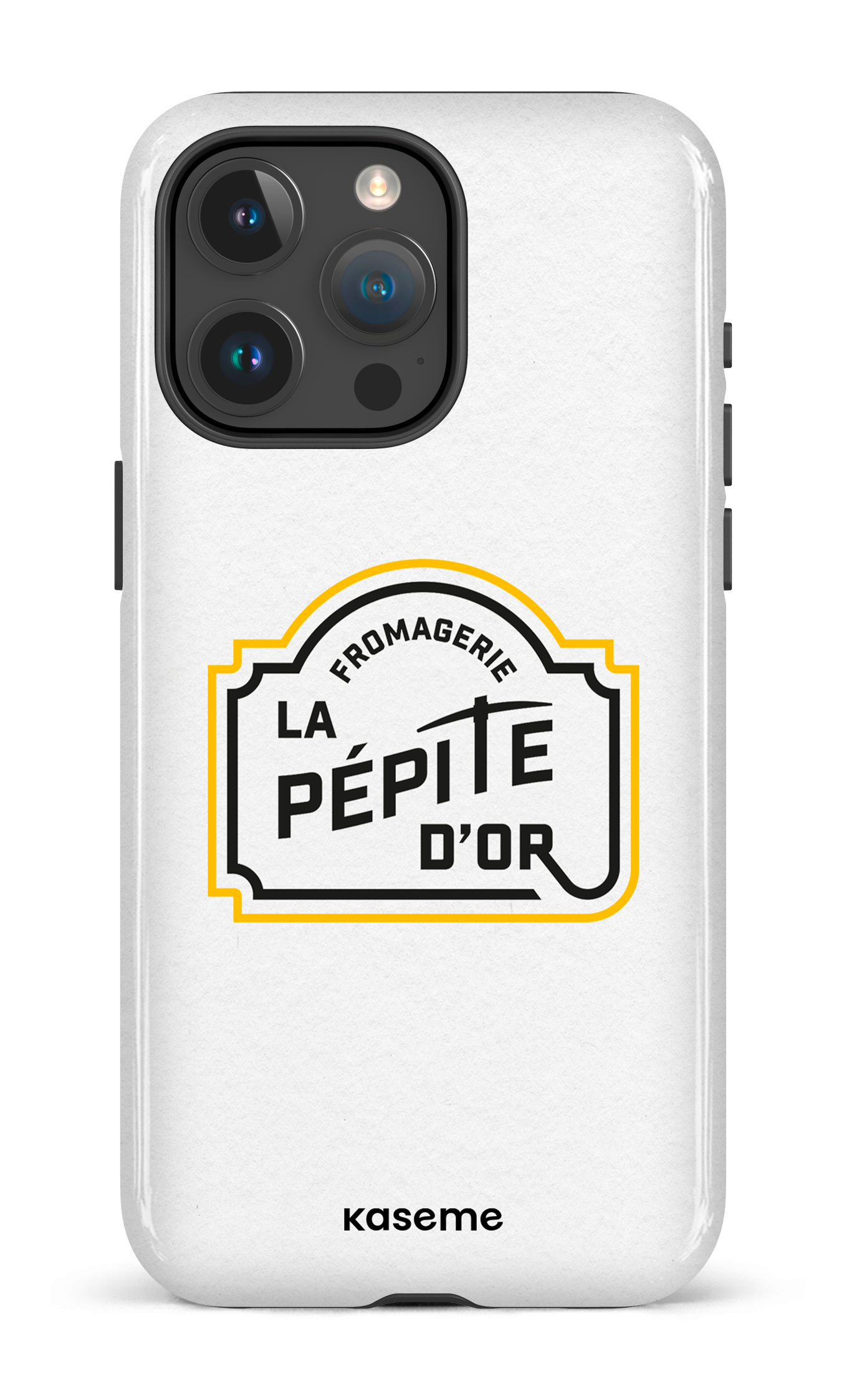 iPhone 15 Pro Max Tough Pépite Blanc -