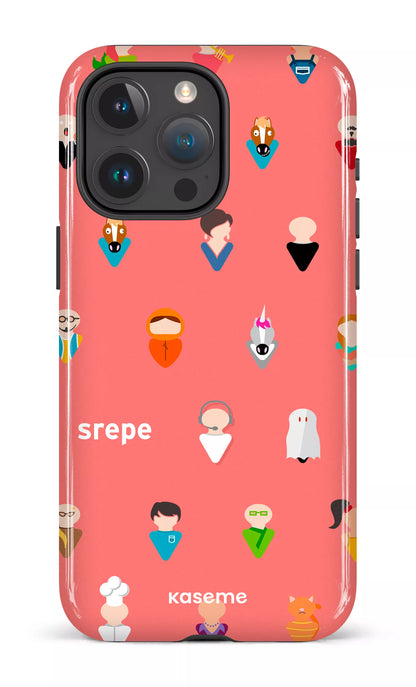 iPhone 15 Pro Max Tough Personnages Saumon -