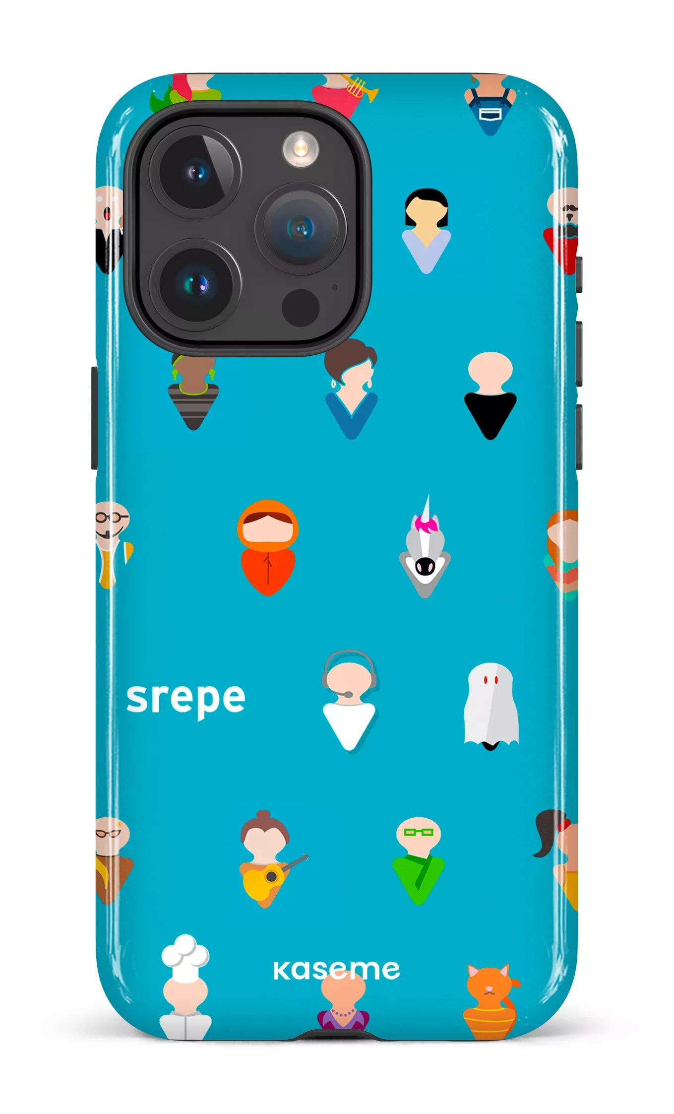 iPhone 15 Pro Max Tough Personnages Turquoise -