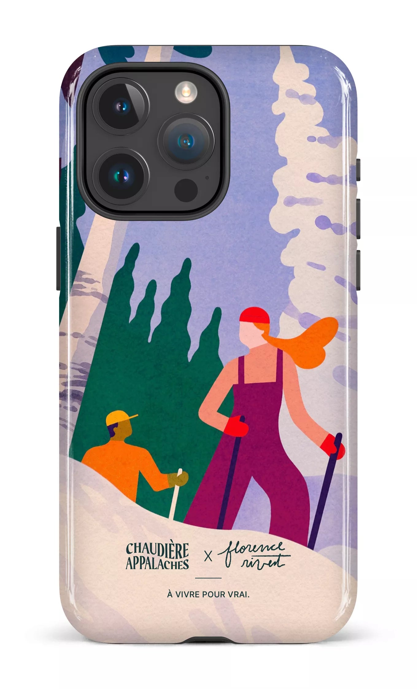 iPhone 15 Pro Max Tough Randonnée hivernale par TCA -